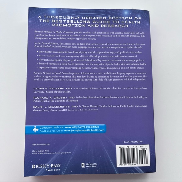 Research Methods in Health Promotion 2nd edition textbook - Picture 3 of 3